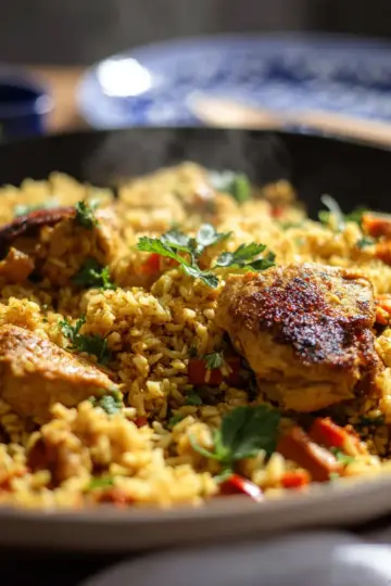 Moroccan Chicken and Rice