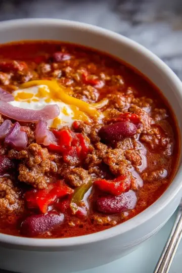 Beef and Sausage Chili