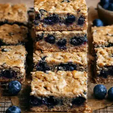 Blueberry Oatmeal Breakfast Bars