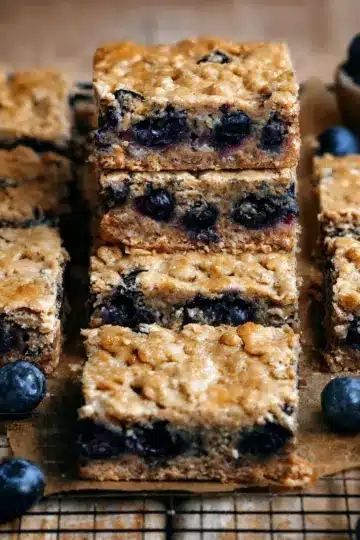 Blueberry Oatmeal Breakfast Bars
