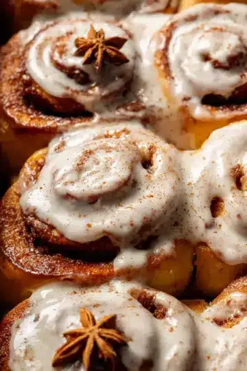 Soft Gingerbread Cinnamon Rolls