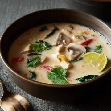 Thai Coconut Chicken Soup (Tom Kha Gai)