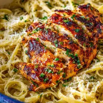 Parmesan Garlic Chicken with Pasta