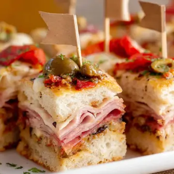 Mini Muffaletta Bites