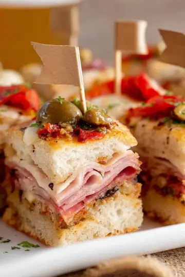 Mini Muffaletta Bites