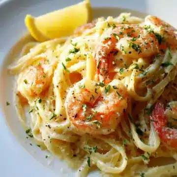 Lemon Shrimp Pasta