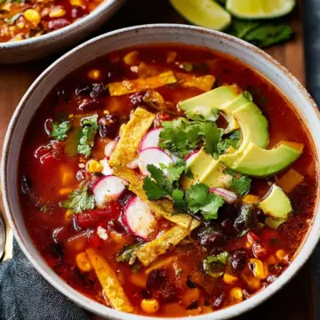 Vegetarian Tortilla Soup