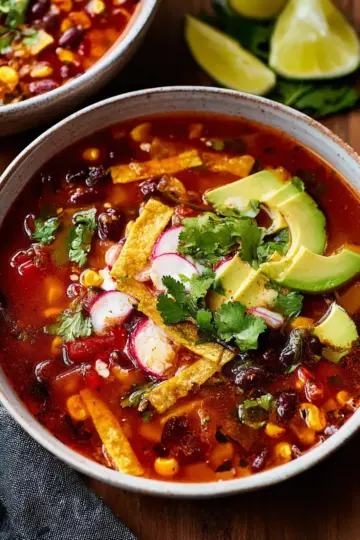 Vegetarian Tortilla Soup