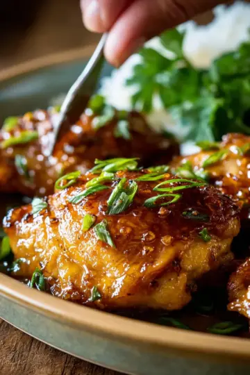 Honey-Garlic Chicken Thighs