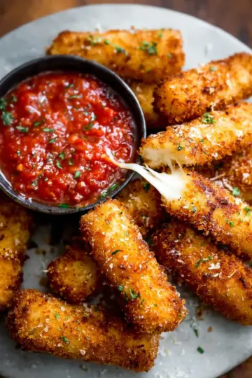 Homemade Mozzarella Sticks