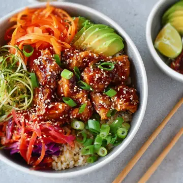 SWEET CHILLI CHICKEN BOWLS