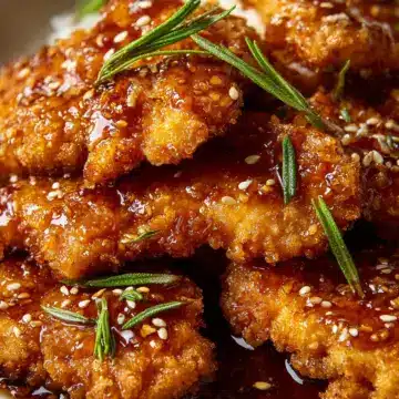 Double Crunch Honey Garlic Chicken