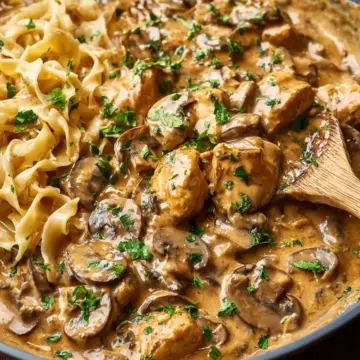 Creamy Chicken Stroganoff