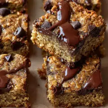 Chocolate Chunk Banana Oatmeal Bars