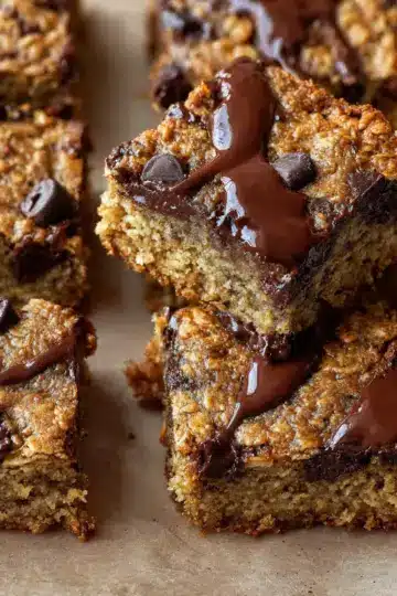 Chocolate Chunk Banana Oatmeal Bars