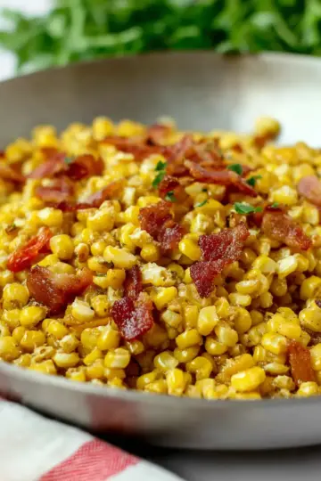 Best Southern Fried Corn with Bacon Recipe
