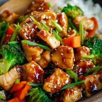 Honey Garlic Chicken Stir Fry