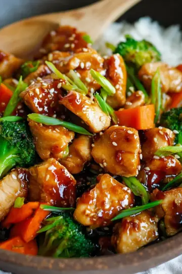 Honey Garlic Chicken Stir Fry