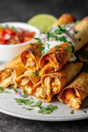 Gluten-Free Chicken Taquitos (Air Fryer Option)