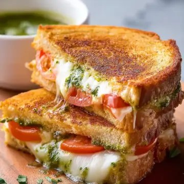 Pesto Grilled Cheese Sandwich