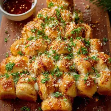 Christmas Tree Pull-Apart Bread