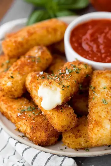 Homemade Mozzarella Sticks