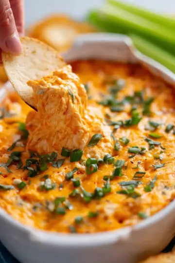 Easy Buffalo Chicken Dip (3 Ways!)
