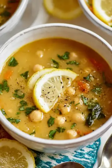 Lemony Chickpea Soup