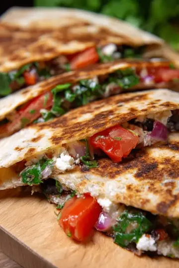 Mediterranean Quesadillas