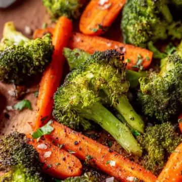 Roasted Broccoli and Carrots