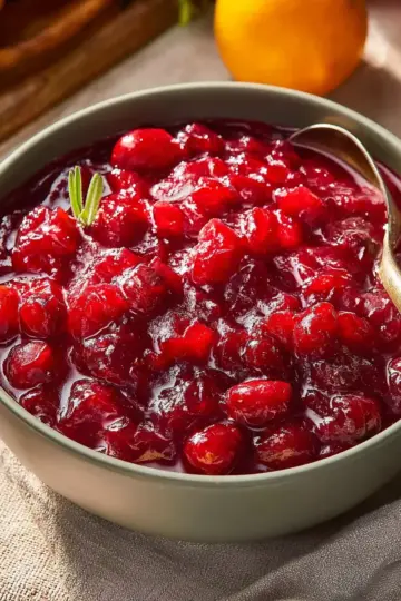 Cranberry Orange Sauce