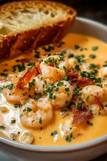 Creamy Crab and Shrimp Seafood Bisque