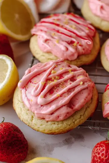 Strawberry Lemonade Cookies