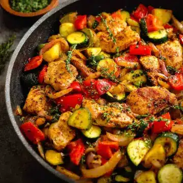 Chicken and Vegetables Skillet