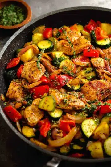 Chicken and Vegetables Skillet