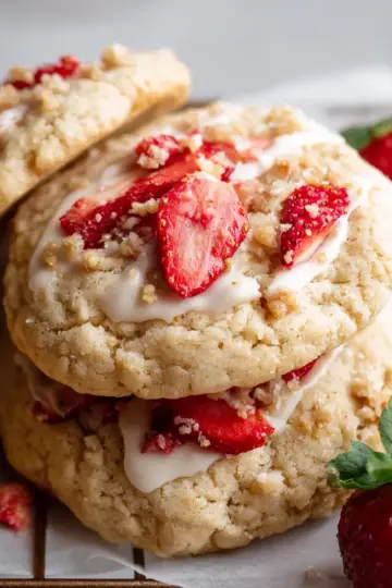 Strawberry Shortcake Cookies
