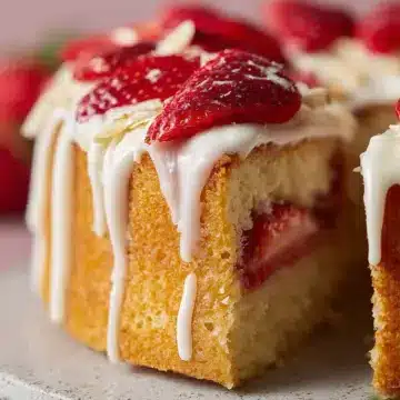 Strawberry Pound Cake