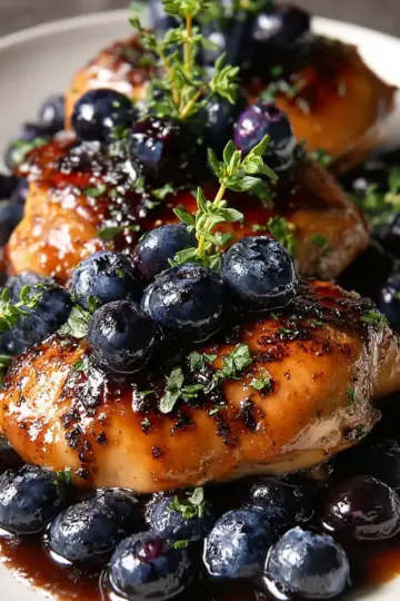 Blueberry Thyme Chicken Recipe