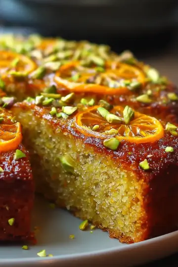 Flourless Orange Pistachio Cake: A Zesty, Nutty Dream!