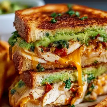Chicken Avocado Melt Sandwich