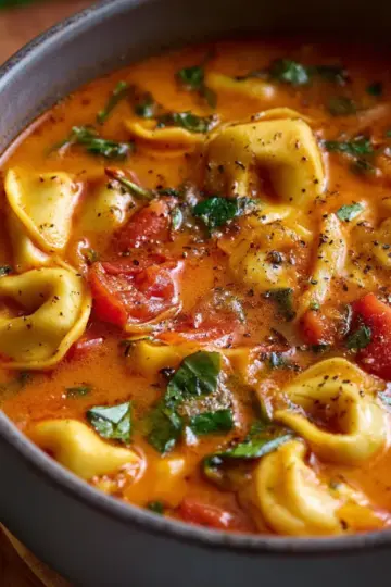 Tomato Tortellini Soup