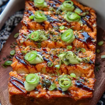 Spicy Salmon Sushi Bake (Viral Recipe)