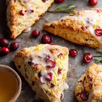 Gluten Free Cranberry Orange Scones