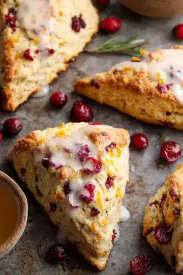 Gluten Free Cranberry Orange Scones