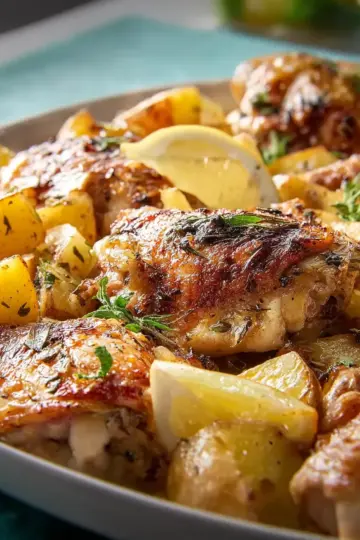Greek Lemon Chicken and Potatoes