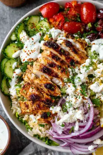 Greek Chicken Bowls
