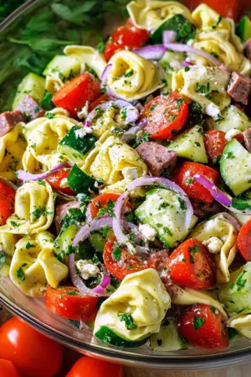 Italian Tortellini Pasta Salad