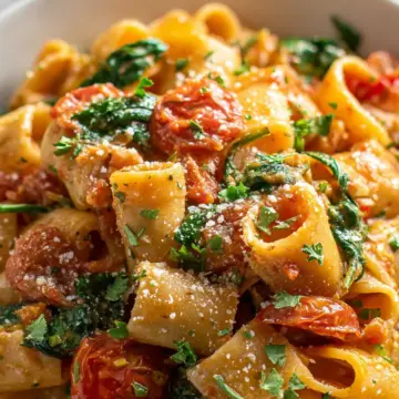 Tomato Spinach Pasta