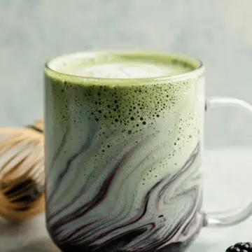 Blackberry Matcha Latte