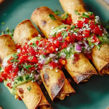 Spicy Hatch Chili Chicken Taquito Rolls